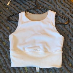 lululemon cropped tank, size 4
